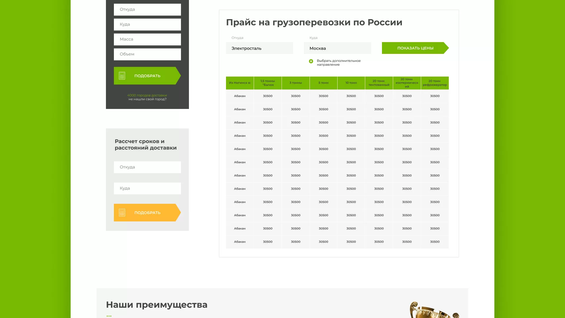 Разработка логотипа и сайта компании «Инком-Логистика» в Лангепасе