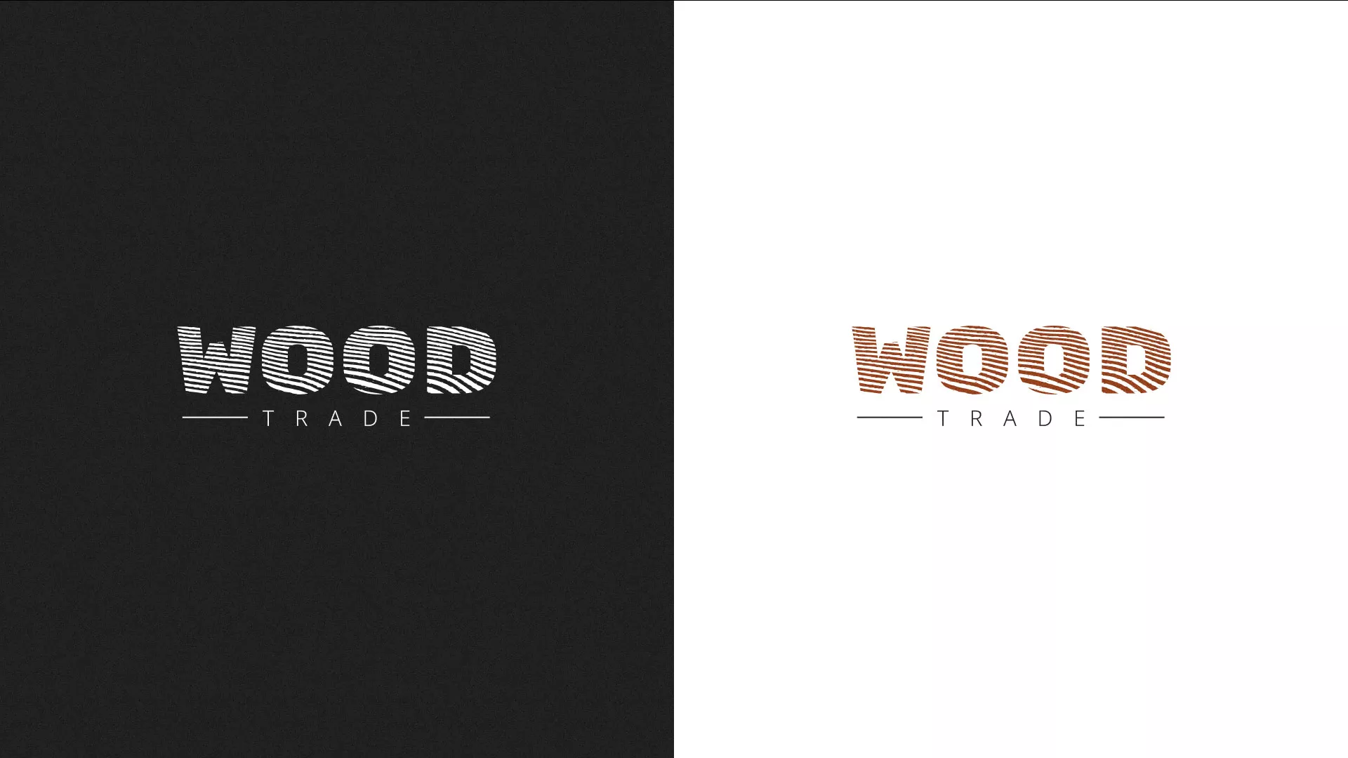 Разработка логотипа для компании «Wood Trade» в Лангепасе