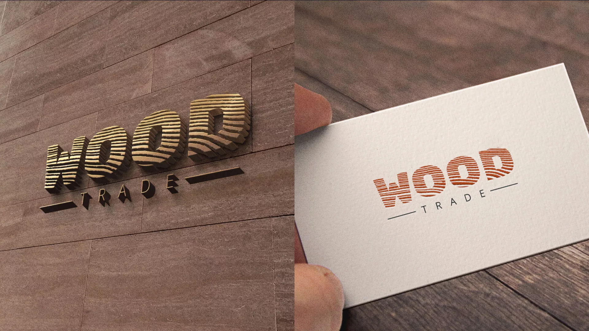 Разработка логотипа для компании «Wood Trade» в Лангепасе