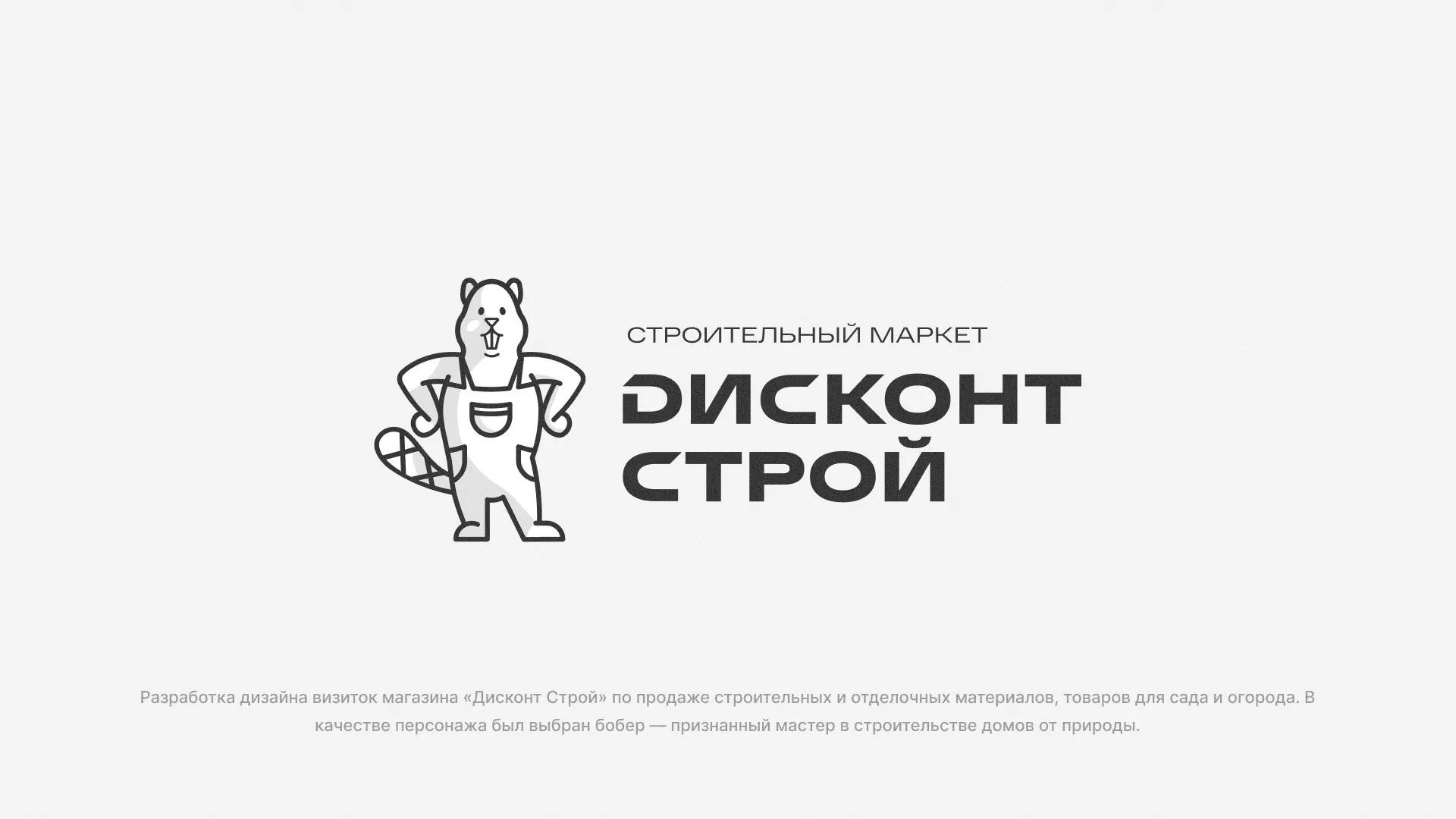 Разработка дизайна визиток магазина «Дисконт Строй» в Лангепасе