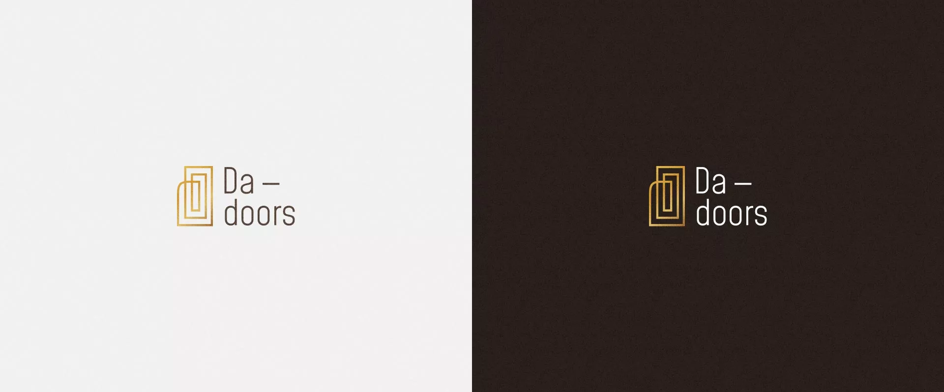 Разработка логотипа для компании «DA-DOORS» в Лангепасе